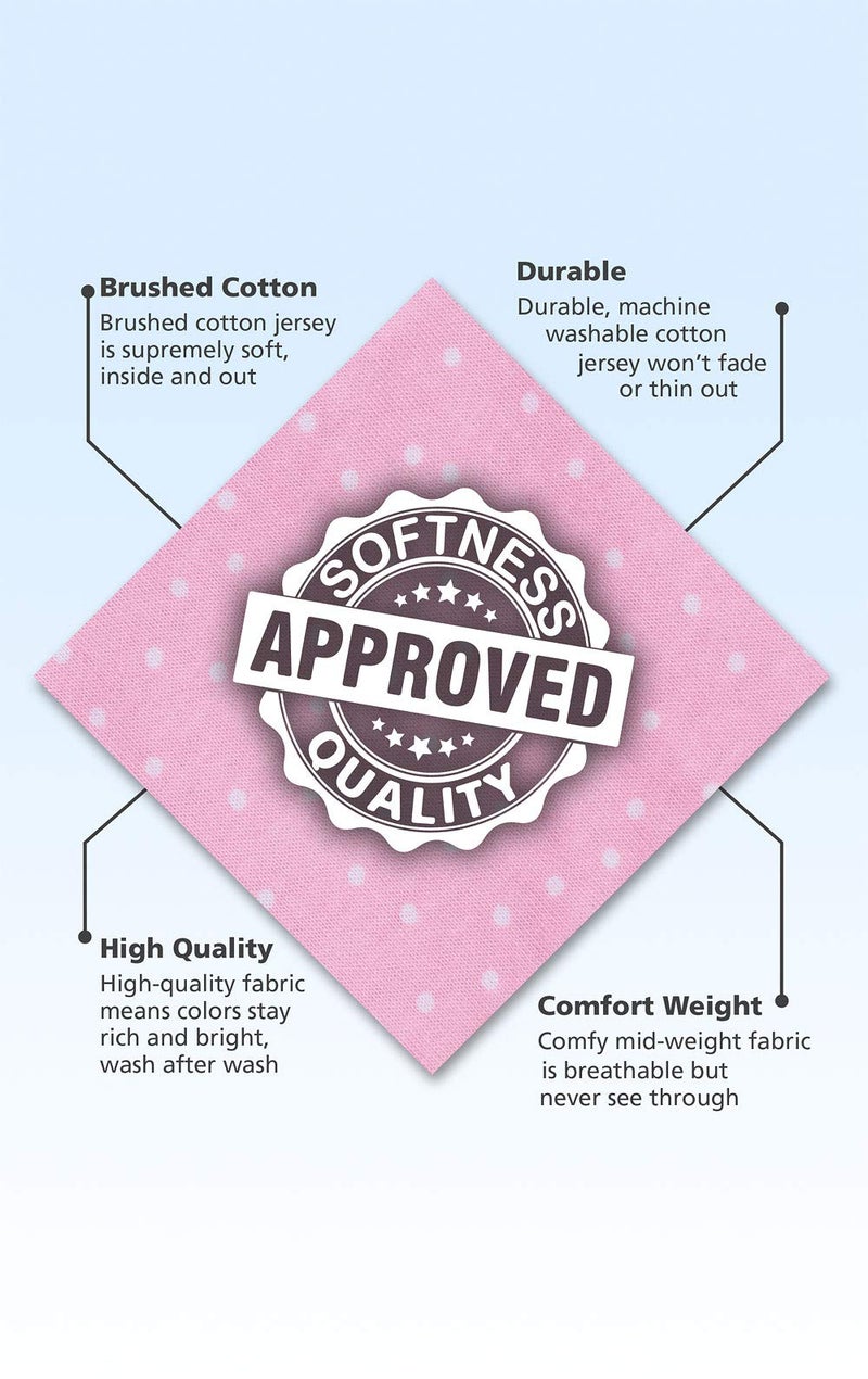 PajamaGram Robes For Women - Long Pink Robe, Pink Polka Dot, MD - Image 4